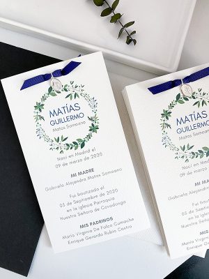 Tarjeta Marcapáginas Bautizo/Comunión