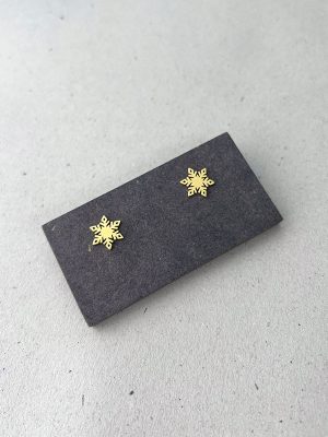 Mini Pendientes Snowflake