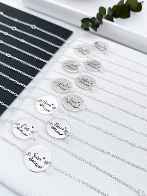 Pulsera Medalla Plata