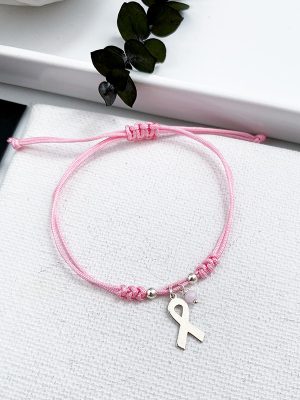 Pulsera Solidaria Lazo Plata