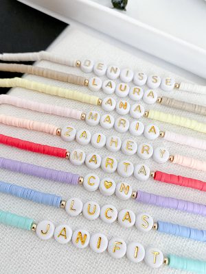 Pulsera Chuncky Letter
