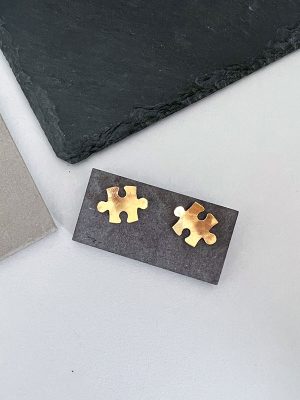 Pendientes Puzzle Oro