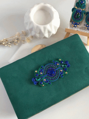 Clutch Soutache Olivia