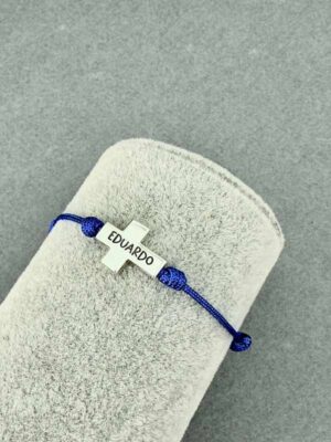 Pulsera Cruz Plata